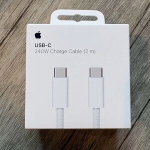 Apple USB-C Charge Cable 240 W 2 meter Length, Model: A2794, MYQT3AM/A
